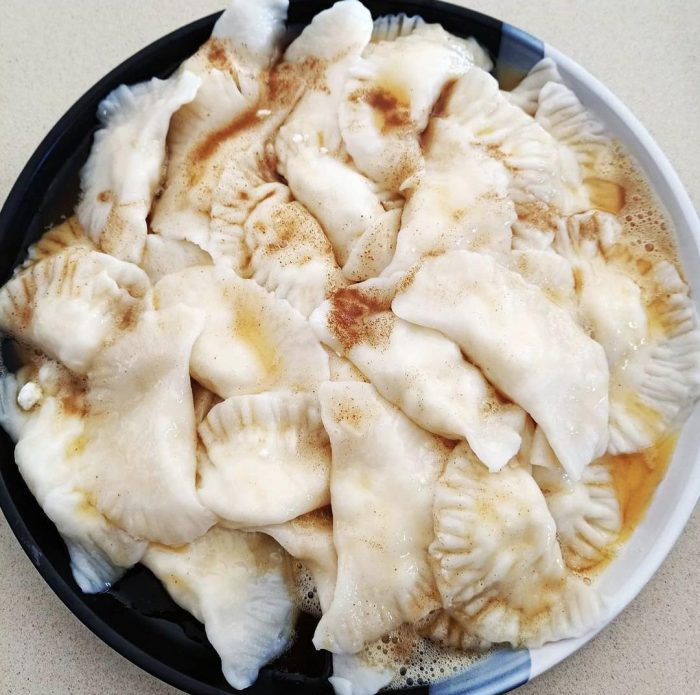 Pontian Varenika / Boiled Dumplings with Cheese